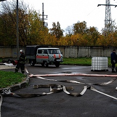 В Обособленном подразделении «Пушкино» прошла противоаварийная и противопожарная тренировка
