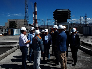 Рабочая группа Минэнерго РФ посетила площадку размещения мобильной ГТЭС в г. Кызыле Республики Тыва