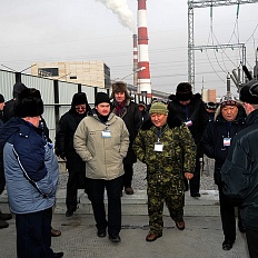 Торжественный пуск мобильной ГТЭС в Кызыле (республика Тыва)